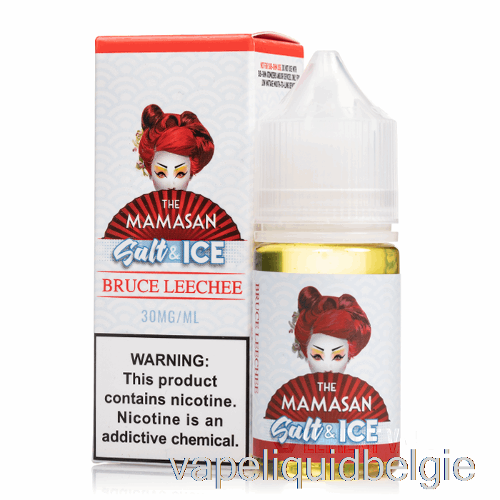 Vape België Ijs Bruce Leechee Salt - De Mamasan E-liquid - 30ml 30mg